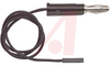 Red .025 Square Pin Receptacle To Straight Banana Plug -- 70197869