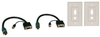 Easy Pull Type-A Connectors - (F/F set of VGA with Audio and Faceplates) -- EZA-VGAAF-2 - Image