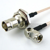 RA SMA Male to BNC Female Bulkhead Cable RG-316 Coax in 24 Inch and RoHS - FMC0438315LF-24 - Fairview Microwave Inc.