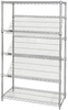 Slanted Shelf Shelving Unit, 5Shelving; Shelving Unit Type Quantum Storage - 42AC9019 - Newark, An Avnet Company