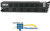 Tripp Lite 12 AC Outlet 15 Amp Rackmount Power Strip -- RS-1215 - Image