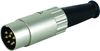 Connector, Din, Plug, 8 Position; No. Of Contacts Switchcraft/conxall - 10N1524 - Newark, An Avnet Company