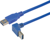 Usb Cable, 3.0 A Plug-A Plug, 0.5M, Blue; Connector A L-Com - 43AC1641 - Newark, An Avnet Company