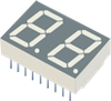 .56" DUAL DIGIT GREEN LED DISPLAY -- DA56-51CGKWA - Image
