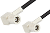 SMB Plug Right Angle to SMB Plug Right Angle Cable 36 Inch Length Using PE-B100 Coax - PE34465LF-36 - Pasternack