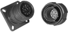 Circular Connector, Receptacle, Size 11, 6 Position, Wall; Military Specification Itt Cannon - 27C7558 - Newark, An Avnet Company