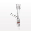 Hemostasis Valve Y Connector, One Handed, Rotating Male Luer Lock, Female Luer Lock Sideport - 80328 - Qosina Corp.