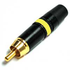 Neutrik NYS373 RCA Male Cable End Gold Yellow ID - NEUNYS373YEL - HAVE, Inc.