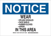 Personal Protection Sign - 128944 - Brady Corporation
