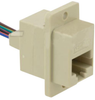 Modular Panel Jack, Cat 3, Rj45K (8X8K) / Wires, 30Μ, Ivory Rohs Compliant L-Com - 99AC8774 - Newark, An Avnet Company