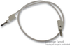 Test Lead, White, 457.2Mm, 60V, 15A; Test Connector Type A Pomona - 94F284 - Newark, An Avnet Company