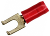 Terminal, Spade/fork, #6, Crimp, Red; Product Range Amp Te Connectivity - 93B3395 - Newark, An Avnet Company