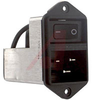 Power Entry Module; 2; 125/250 VAC @ 50/60 Hz; 16 A; lt 5 muA @ 250 V/60 Hz - 70080083 - Allied Electronics, Inc.