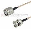 TNC Male to BNC Male Cable RG-316 Coax in 36 Inch - FMC0308315-36 - Fairview Microwave Inc.