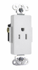 Heavy-Duty Decorator Spec Grade Receptacle -- TR26261W - Image