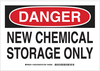 Chemical & Hazardous Material Sign - 126334 - Brady Corporation