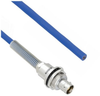 Plenum Cable Assembly TRB Insulated Bulk Head 3-Lug Cable Jack with Bend Relief to Blunt MIL-STD-1553 .242