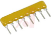 Resistor, Ntwrk;10 K Ohms;Isolated;Epoxy Resin;Conformal SIP;1W;+/-2%;100V;8Pin - 70155361 - Allied Electronics, Inc.