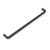 Handle, 600 mm Hole Centers, Internal Thread, M8, Aluminum, Powder Coat, Black, Oval -- P8-DHAE-3-600
