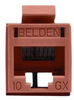 Rj45 Connector, Jack, 8P8C, 1Port, Cat6A; Modular Connector Type Belden - 03AC7412 - Newark, An Avnet Company