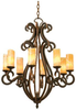3181AC/CALC Mid. Chandeliers-Pillar Candle - 430526 - Capital Lighting, Inc.