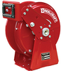 Dual Pedestal Spring Driven Low Pressure Air / Water Reel -- DP5400 OLP - Image