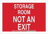 Exit Sign - 127101 - Brady Corporation
