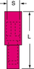3M Scotchlok Red Butted Nylon Butted Quick-Disconnect Terminal MNG18-156DFIK - 0.99 in Length - 0.145 in Inside Diameter - 054007-01305 - R. S. Hughes Company, Inc.