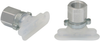 Flat suction cup (oval) for long and also curved workpieces SGON 45x15 SI-60 G1/4-IG - 10.01.05.00113 - Schmalz Inc.