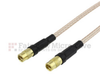 MMCX Jack to MMCX Jack Cable RG-316 Coax in 36 Inch and RoHS - FMC2424315LF-36 - Fairview Microwave Inc.