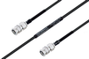 MIL-DTL-17 SMA Male to SMA Male Cable 16 Inch Length Using M17/119-RG174 Coax - PE3M0105-16 - Pasternack