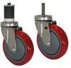 Stainless Steel Stem Caster - PolyU-PolyO Wheel - Model 3 - SS-3RG4X - Caster City, Inc.