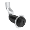 VISE ACTION® Compression Latch, Large Size, Slotted Recess, Aluminum Alloy, Hard Anodized, Black, 46 mm  Grip - E3-129-1359 - Southco