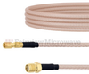 SMA Female to SSMC Plug Cable RG-316 Coax in 18 Inch and RoHS with LF Solder - FMC1334315LF-18 - Fairview Microwave Inc.