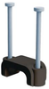 Cable Clamp, Nail-In, Polyethylene/black; Cable Clamp / Clip Type Essentra Components - 66AJ5230 - Newark, An Avnet Company