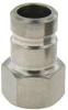 Single Shut Off, High Flow Quick Disconnect - External Pin -- QH1E_External - Image