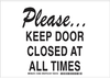 Admittance Sign - 124865 - Brady Corporation