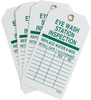 Brady B-851 Green on White Polyester Equipment Safety Tag - 3 in Width - 5 3/4 in Height - 15380 - 754473-15380 - R. S. Hughes Company, Inc.