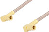 SSMB Plug Right Angle to SSMB Plug Right Angle Cable 72 Inch Length Using RG316 Coax, RoHS - PE3157LF-72 - Pasternack