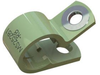 Cable Clamp, 0.25, Nylon, Grn, Screw; Cable Clamp / Clip Type Essentra Components - 86AH0867 - Newark, An Avnet Company