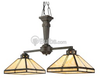 Two-Light Linear Chandelier Fixture - P4100-46 - bulbs.com