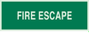 Glow-in-the-Dark Exit & Directional Sign - 90937 - Brady Corporation