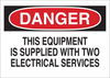 Brady B-302 Polyester Rectangle White Machine & Equipment Sign - 14 in Width x 10 in Height - Laminated - 88184 - 754476-88184 - R. S. Hughes Company, Inc.