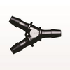 Y Connector, Barbed, Black - HY331 - Qosina Corp.