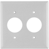 Single Receptacle Wall Plate, Two Gang, White - SP72W - Legrand