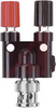 Adapter, Binding Post; BNC (Male); Beryllium Copper, Nickel Plated; PTFE; Black - 70197217 - Allied Electronics, Inc.