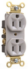 Duplex/Single Receptacle - PS5262GRY - Selecta Products