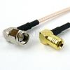 RA SMA Male to RA SMB Plug Cable RG316 Coax in 48 Inch - FMC0426316-48 - Fairview Microwave Inc.