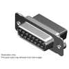 D-Sub, D-Shaped Connector Housings - 900-1731090324-ND - DigiKey