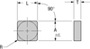 Negative Square Insert - SNGN-643 - Greenleaf Corporation